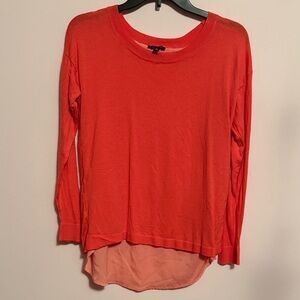 Apt. 9 Women's Vibrant Coral Long Sleeve sweater
